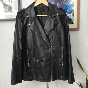 Oversized Zara Moto jacket